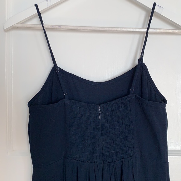 NWT Madewell Navy Wide Leg Cami Jumpsuit - Picture 3 of 6